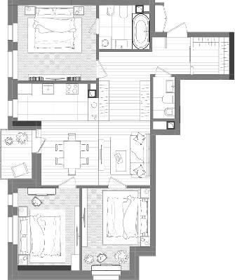 3-кімнатна 84.66 м² в ЖК Creator City від 30 716 грн/м², Київ