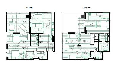 Дворівнева 183.97 м² в ЖК Creator City від 47 252 грн/м², Київ