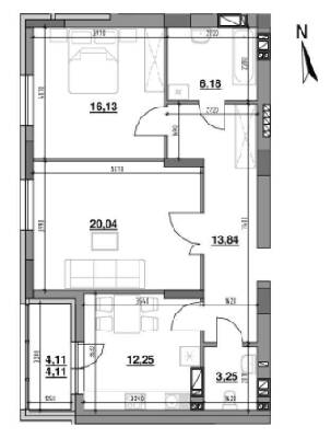 2-комнатная 75.8 м² в ЖК Ріел Сіті от 26 700 грн/м², Львов