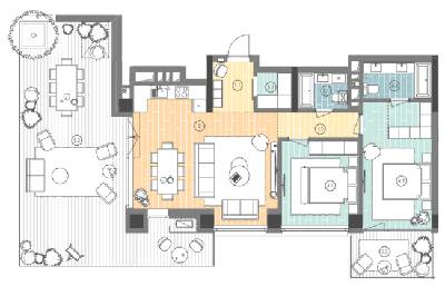 2-кімнатна 100.9 м² в ЖК UNIT.Home від 64 450 грн/м², Київ