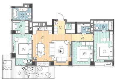 3-кімнатна 114.4 м² в ЖК UNIT.Home від 71 100 грн/м², Київ