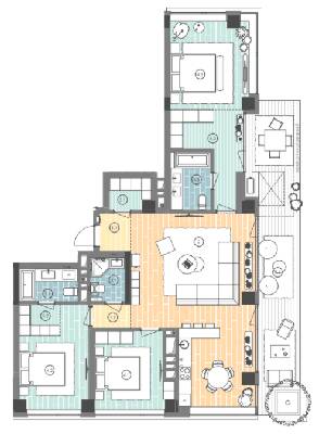3-кімнатна 130.2 м² в ЖК UNIT.Home від 71 100 грн/м², Київ