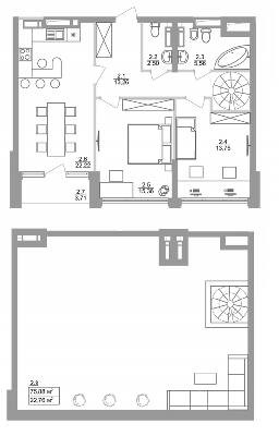 Дворівнева 96.07 м² в ЖК Greenville на Печерську від 53 650 грн/м², Київ