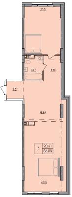 2-кімнатна 86.88 м² в ЖК Olympic Park від 27 500 грн/м², Київ