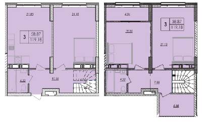 Дворівнева 119.18 м² в ЖК Olympic Park від 25 000 грн/м², Київ