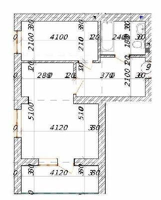 1-комнатная 44.5 м² в КД Дружный от 15 500 грн/м², Днепр