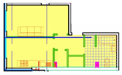 1-комнатная 46.3 м² в ЖК Central Park от 34 500 грн/м², Днепр
