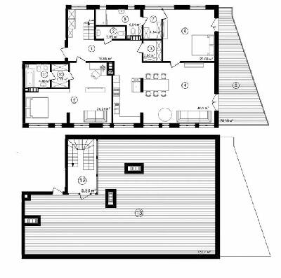 Дворівнева 192.81 м² в ЖК Struetinsky Residence від 77 050 грн/м², Київ
