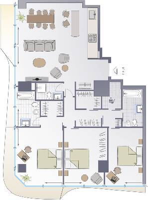 3-кімнатна 190.62 м² в ЖК Signature від 97 500 грн/м², Київ