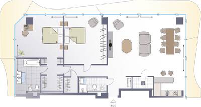 2-кімнатна 160.43 м² в ЖК Signature від 85 400 грн/м², Київ