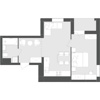 1-кімнатна 48.06 м² в ЖК Avalon Zelena Street від 20 700 грн/м², Львів