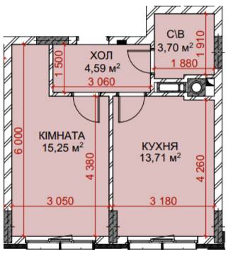 1-кімнатна 37.25 м² в ЖК Riverside від 23 850 грн/м², с. Погреби