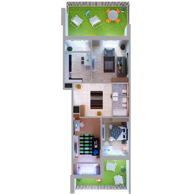 3-комнатная 93.1 м² в ЖК Orange Park от 27 382 грн/м², с. Крюковщина