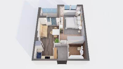 1-комнатная 35.53 м² в ЖК Orange Park от 28 701 грн/м², с. Крюковщина