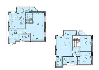 Дворівнева 144.43 м² в ЖК Зеніт від 25 000 грн/м², м. Вишгород