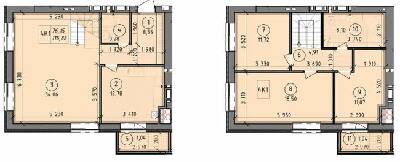 Двухуровневая 115.86 м² в ЖК Французский бульвар от 14 650 грн/м², г. Вышгород