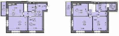 Двухуровневая 118.26 м² в ЖК Французский бульвар от 14 650 грн/м², г. Вышгород