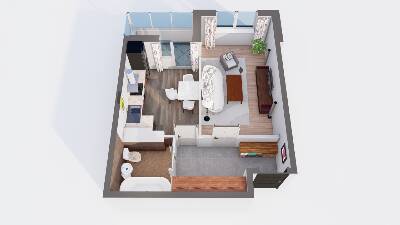 1-комнатная 39.29 м² в ЖК Orange Park от 28 701 грн/м², с. Крюковщина