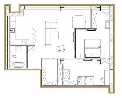2-комнатная 75.62 м² в ЖК Premier Park от 45 400 грн/м², Днепр