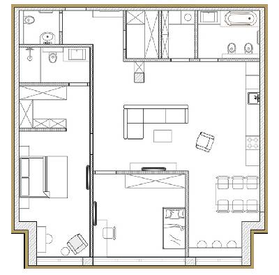 2-комнатная 99.53 м² в ЖК Premier Park от 45 400 грн/м², Днепр