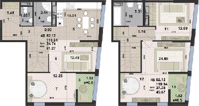 Двухуровневая 110.94 м² в ЖК Paradise Avenue от 21 000 грн/м², с. Крюковщина