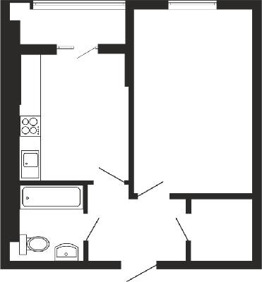 1-комнатная 43.69 м² в ЖК Национальный от 33 750 грн/м², Львов