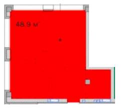 1-комнатная 48.9 м² в ЖК Олимпийский от 21 500 грн/м², Днепр