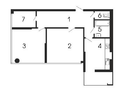 2-комнатная 79.69 м² в ЖК Национальный от 31 050 грн/м², Львов