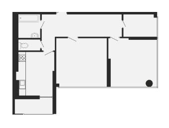 2-комнатная 86.78 м² в ЖК Национальный от 32 400 грн/м², Львов