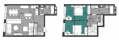 Дворівнева 82.55 м² в ЖК Парус City від 25 100 грн/м², Львів