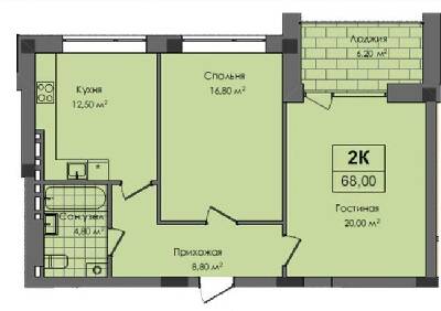 3-кімнатна 86 м² в ЖК Південний від 27 400 грн/м², Дніпро