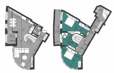 Дворівнева 107.04 м² в ЖК Парус City від 21 900 грн/м², Львів