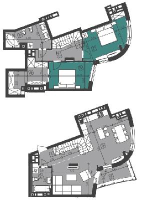 Дворівнева 113.5 м² в ЖК Парус City від 18 900 грн/м², Львів