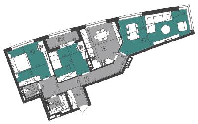 3-кімнатна 100.2 м² в ЖК Парус City від 20 900 грн/м², Львів