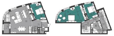 Дворівнева 145.9 м² в ЖК Парус City від 20 900 грн/м², Львів