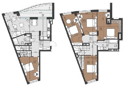 Дворівнева 153.6 м² в ЖК Парус City від 26 700 грн/м², Львів
