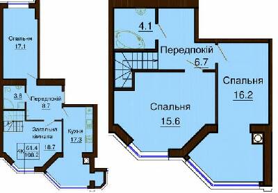 Двухуровневая 108.2 м² в ЖК София Клубный от 30 000 грн/м², с. Софиевская Борщаговка