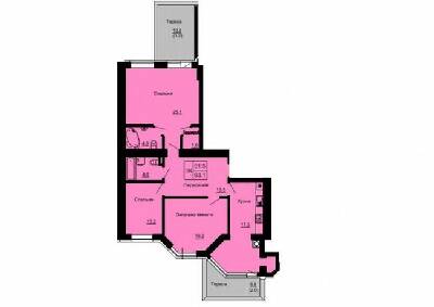3-комнатная 93.1 м² в ЖК София Клубный от 24 000 грн/м², с. Софиевская Борщаговка
