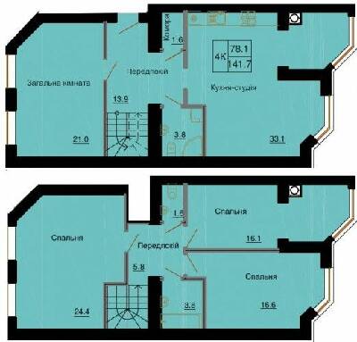 Двухуровневая 141.7 м² в ЖК София Клубный от 30 000 грн/м², с. Софиевская Борщаговка