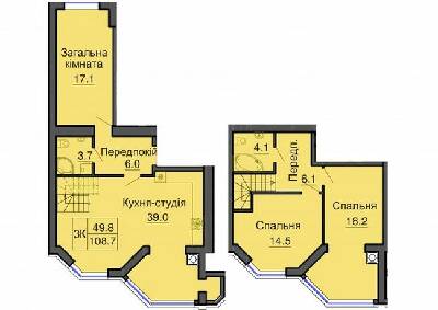 3-комнатная 108.7 м² в ЖК София Клубный от 30 000 грн/м², с. Софиевская Борщаговка