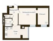 2-кімнатна 62.8 м² в ЖК Софія Резіденс від 33 000 грн/м², с. Софіївська Борщагівка