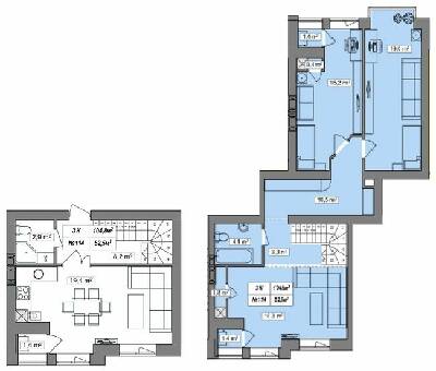 Дворівнева 104.8 м² в ЖК Гудвіл від 23 000 грн/м², с. Хотів