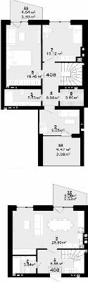 Дворівнева 100.94 м² в ЖК City Lake від 16 500 грн/м², с. Шевченкове