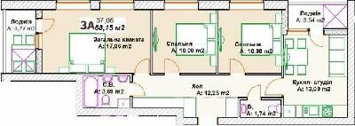 3-кімнатна 68.15 м² в ЖК Преміальний від 22 000 грн/м², м. Ірпінь