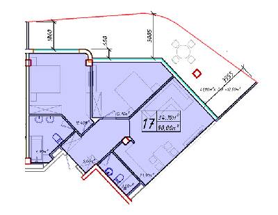 2-кімнатна 90 м² в ЖК Graf у моря від 42 600 грн/м², Одеса