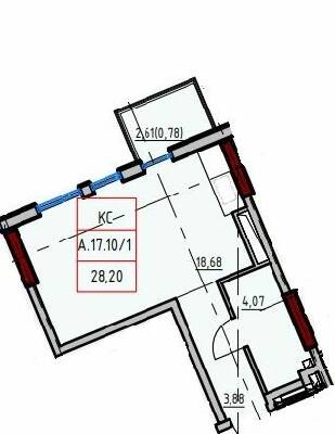 Смарт 28.2 м² в ЖК ITown від 35 250 грн/м², Одеса