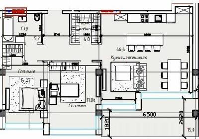 2-кімнатна 89.65 м² в ЖК ITown від 35 200 грн/м², Одеса