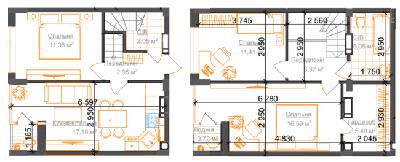 Дворівнева 77.35 м² в ЖК Гостомель Residence від 18 800 грн/м², смт Гостомель