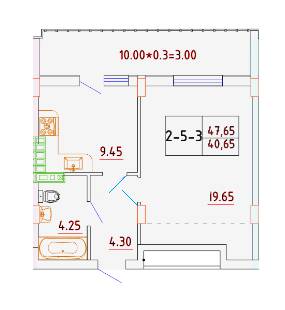1-кімнатна 40.65 м² в ЖК Smart City від 24 050 грн/м², с. Крижанівка