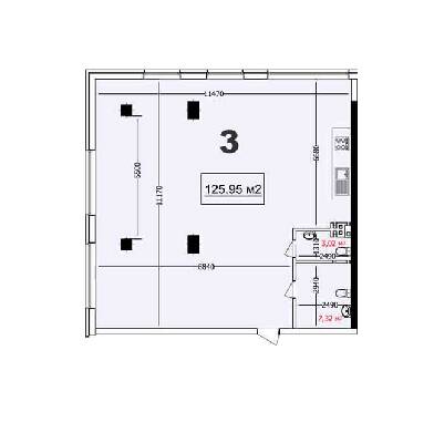 1-кімнатна 125.95 м² в ЖК Курортний від 32 650 грн/м², Одеса